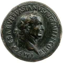 Sestertius - Vespasian LIBERTAS PVBLICA S C, Libertas