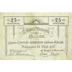 25 Céntimos Villajoyosa