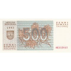 500 Talonas `Coupon`