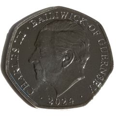 50 Pence - Charles III Catherine Howard, Colour