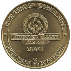 Token - Thunder Valley Casino Lincoln, California