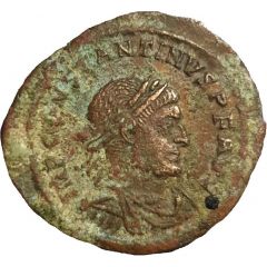 Nummus - Constantinus I SOLI INVICTO COMITI, with P, Arelate