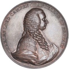 Medal - George III Lord Camden, bronze
