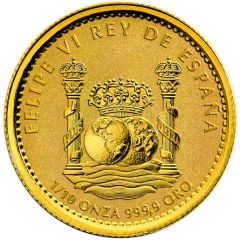 15 Euro Cents - Felipe VI Carthusian horse - Gold Bullion Coin