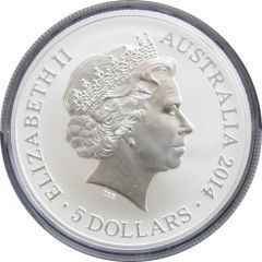 5 Dollars - Elizabeth II 4th Portrait - Victoria Cross For Australia - Silver Proof
