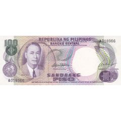 100 Piso White border
