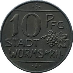 10 Pfennig - Worms