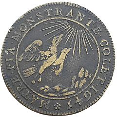 Token - Anne d`Autriche Les succès militaires du jeune roi 1645