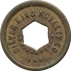 Token - Silver King Novelty Co. Indianapolis, Indiana
