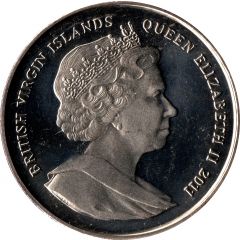 1 Dollar - Elizabeth II 10th Anniversary Attack on the Twin Towers
