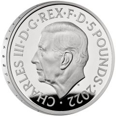 5 Pounds - Charles III Life and legacy of the Queen, Silver Proof