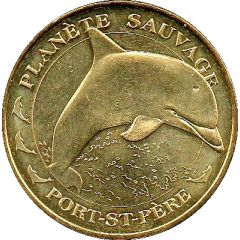 Monnaie de Paris Tourist Token - Port-Saint-Père Planète Sauvage - Le dauphin