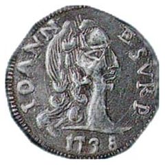1 Pardau - João V Goa mint