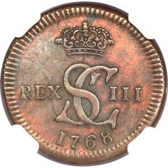 1⁄16 Real - Carlos III Pattern, Copper