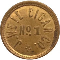 12 1/2 Cents - J. Weil Cigar Co. Boise, Idaho