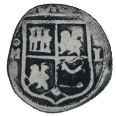 1 Real `Bamba` - Philip V Countermarked on 1 Real of Charles I