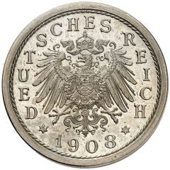 25 Pfennig - Wilhelm II Pattern