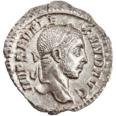 Denarius - Severus Alexander P M TR P VII COS II P P, Mars