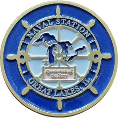 Challenge Coin - Naval Station Great Lakes
