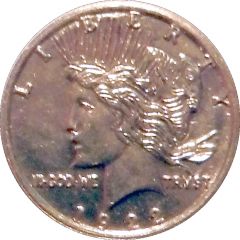 1 Dollar `Peace Dollar`