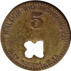 5 Cents - Raleigh-Wyoming Mining Co. Glen Rogers, West Virginia