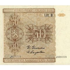 50 Markkaa, Litt. B