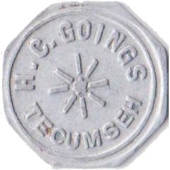 5 Cents - H.C. Goings Tecumseh, Nebraska
