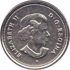 25 Cents - Elizabeth II Canada Day