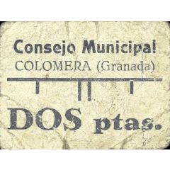2 Pesetas Colomera