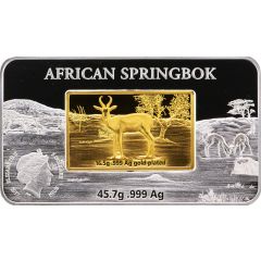 5 Dollars - Elizabeth II African Springbok
