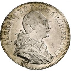 1 Thaler - Christian Frederick Charles Alexander Konventionstaler
