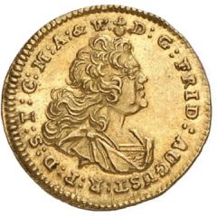1/4 Ducat - Frederick August II Vicariat