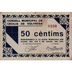50 Céntimos Cecília de Voltregà