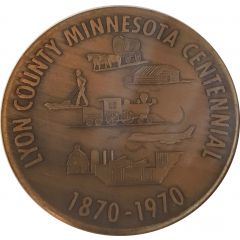 Medal - Lyon County Minnesota Centennial Southwest Coin Club