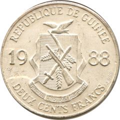 200 Francs Guinéens 1992 Summer Olympic Games