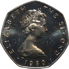 50 Pence - Elizabeth II Christmas, Mule