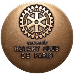 médaille rotary club de paris