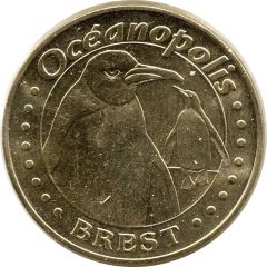 Monnaie de Paris Tourist Token - Brest Océanopolis - Les manchots