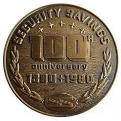 Medal - Security Savings 100th Anniversary