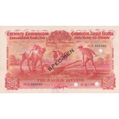 20 Pounds Bank of Ireland