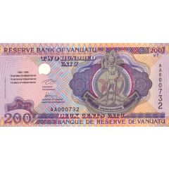 200 Vatu 15th Anniversary of Independence
