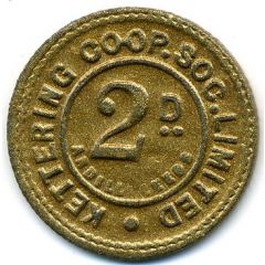 2 Pence - Kettering CSL Northamptonshire