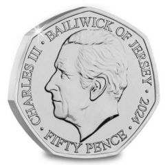50 Pence - Charles III St Helier