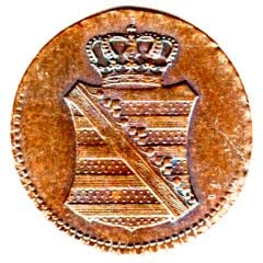 1 Pfennig - Frederick August I