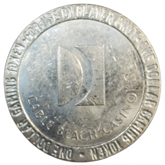 1 Dollar Gaming Token - Cable Beach Casino Nassau