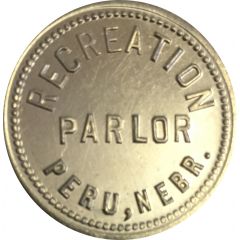 25 Cents - Recreation Parlor Peru, Nebraska