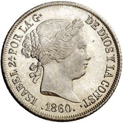 2 Reales - Isabel II