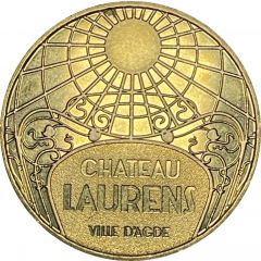 Jeton touristique - Monnaie de Paris - Chateau Laurens - Ville d`Agde