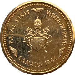 Medal - Pope John Paul II Visit to Canada