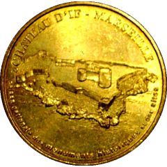 Monnaie de Paris Tourist Token - Marseille Château d`If
